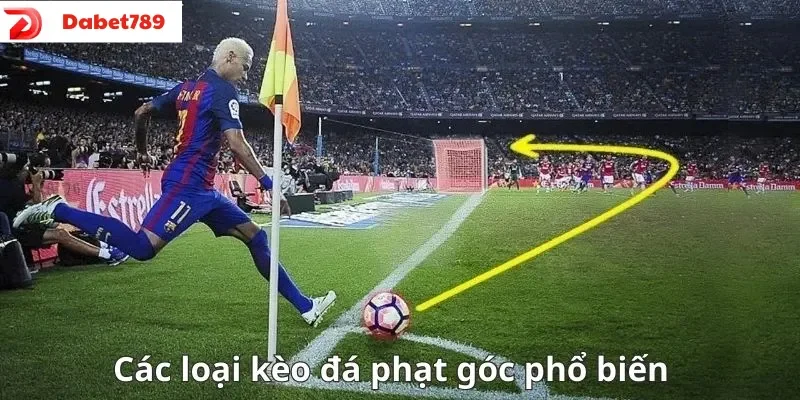 Các loại kèo phạt góc phổ biến trong cá độ bóng đá online