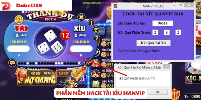 Phần mềm hack tài xỉu ManVip